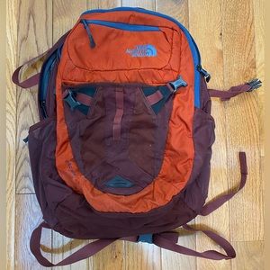 North face back bag
